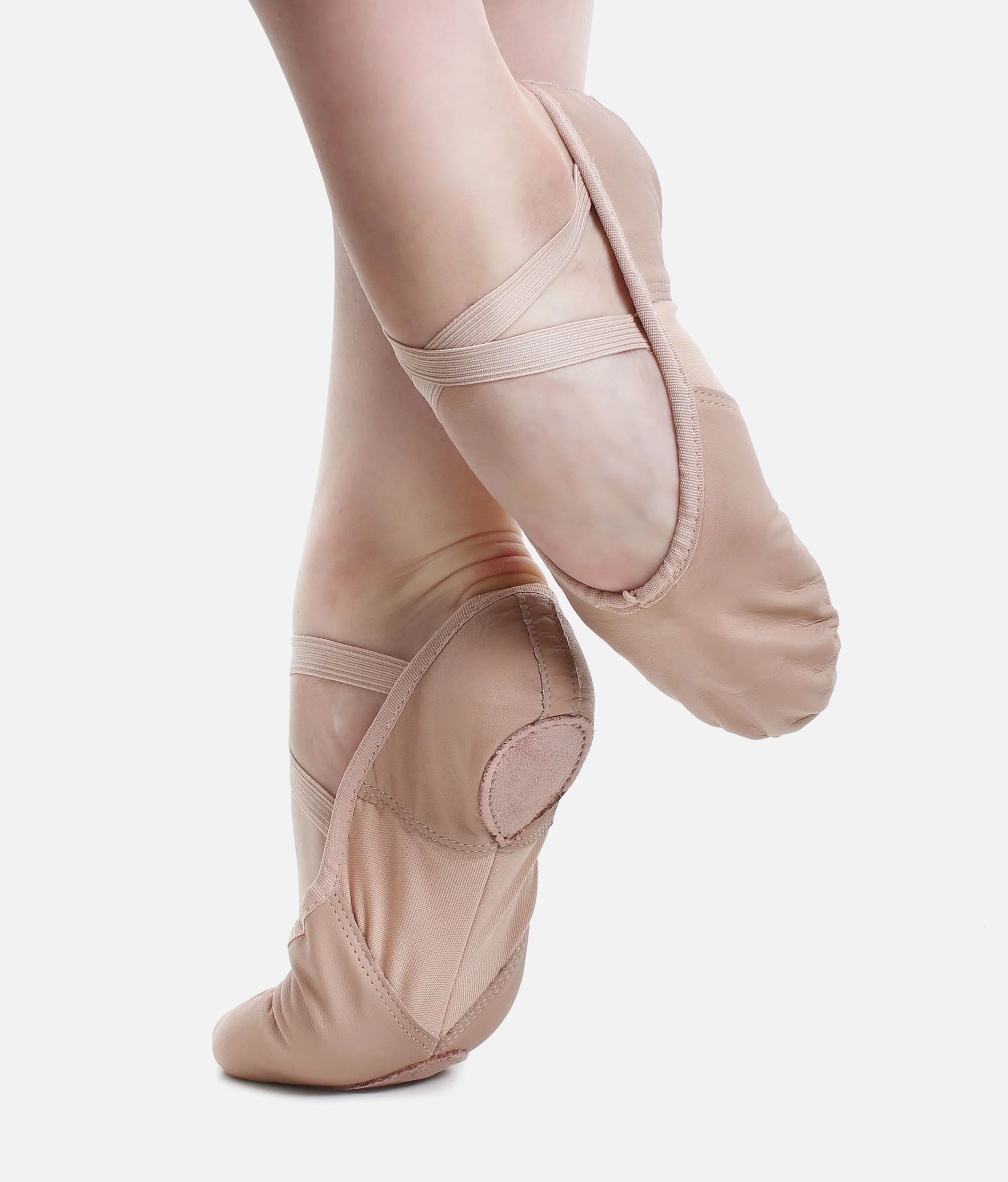 Leather Ballet Shoes BAE11 - Hybrid Split Sole Design