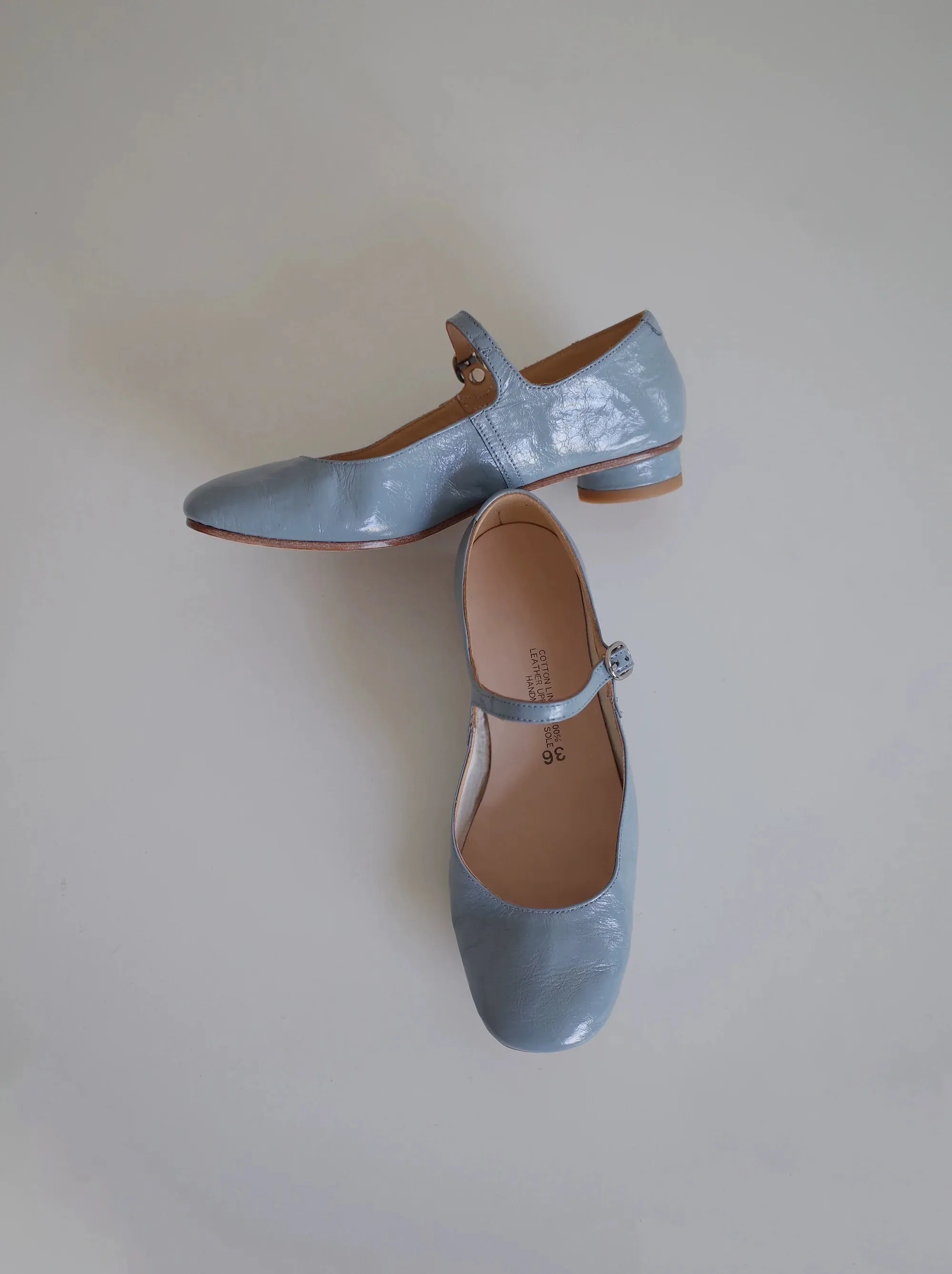 Light Blue Mary Jane Shoes