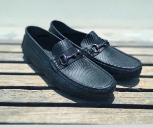 Loafer Shoes Genuine Leather Black