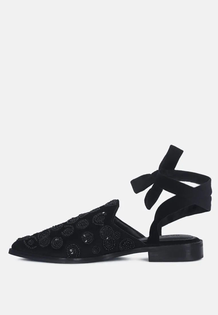 Mande Embroidered Mules By Ruw