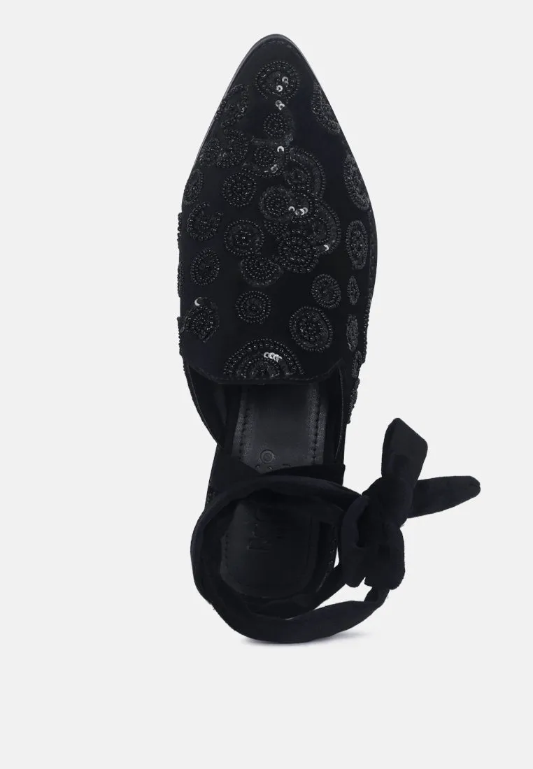 Mande Embroidered Mules By Ruw