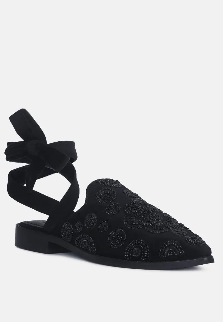 Mande Embroidered Mules By Ruw