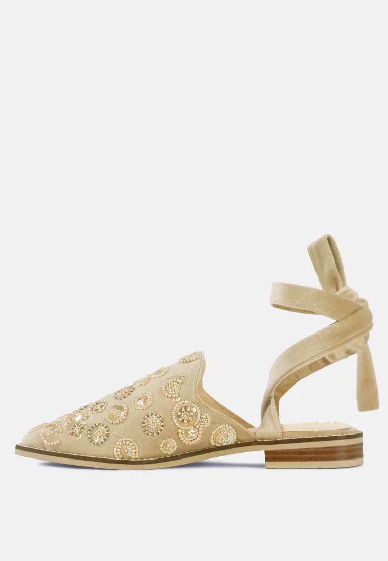 Mande Embroidered Mules By Ruw