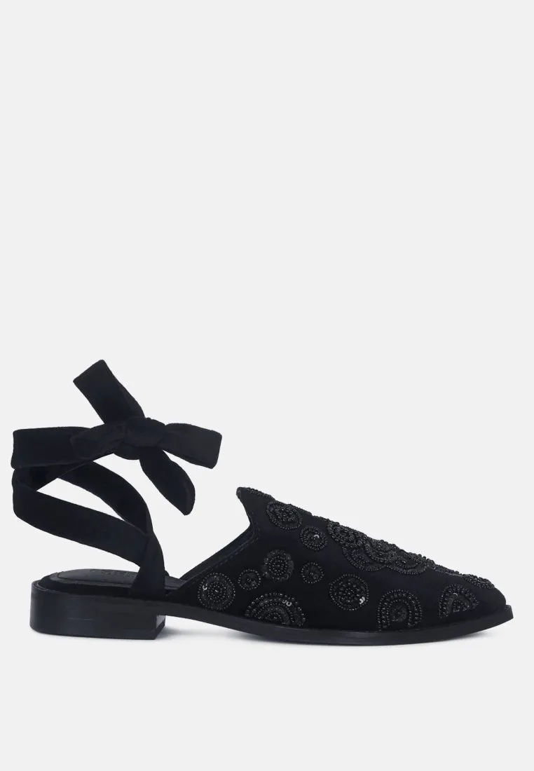 Mande Embroidered Mules By Ruw