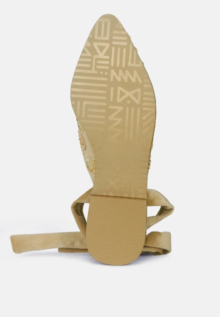 Mande Embroidered Mules By Ruw