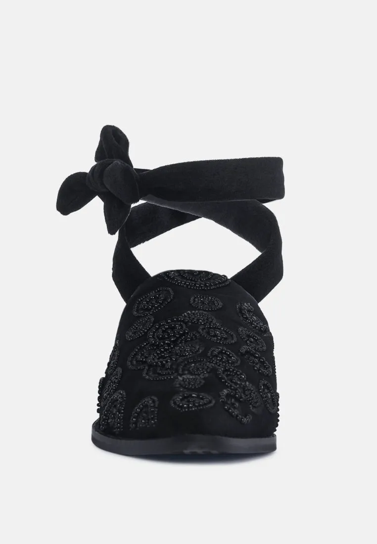 Mande Embroidered Mules By Ruw