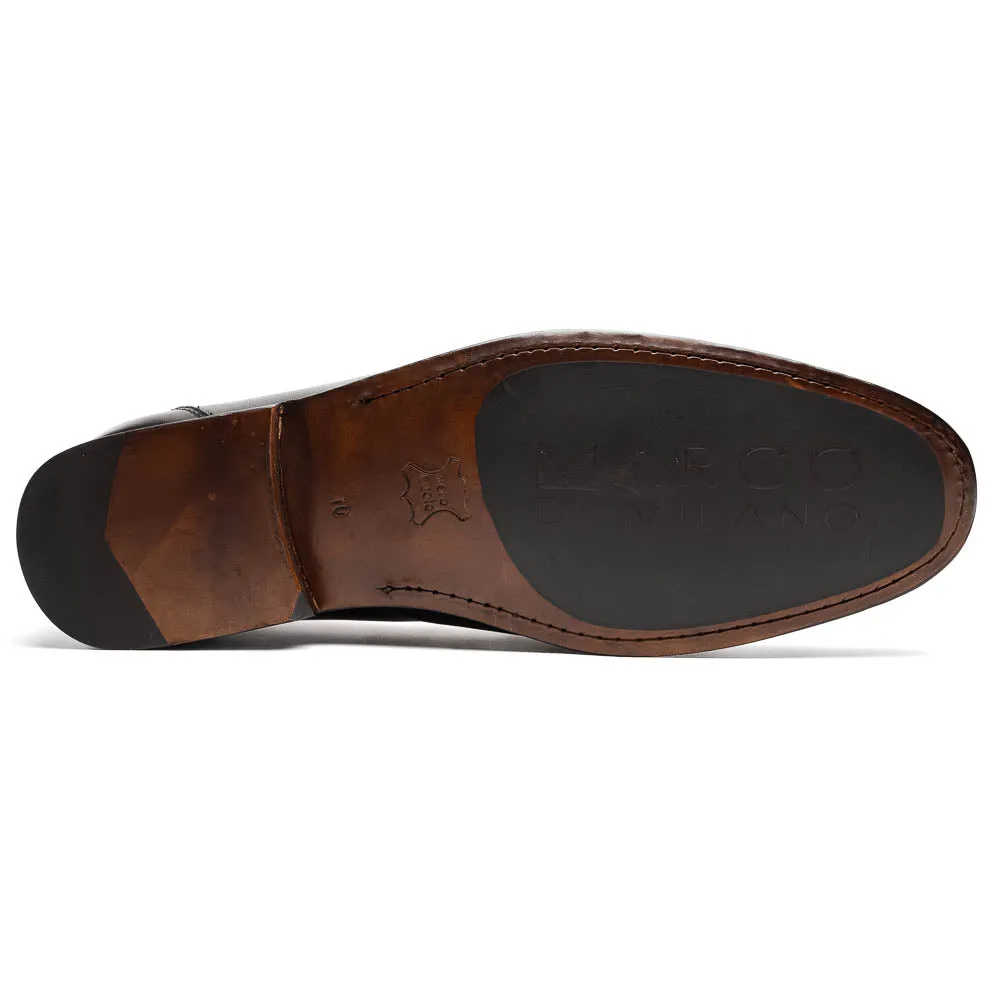 Marco Di Milano Cassarano in Black Calf Leather Loafers
