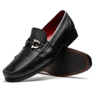 Marco Di Milano Cassarano in Black Calf Leather Loafers