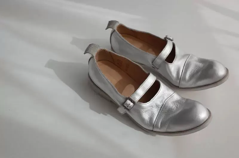 Mary Jane Leather Low Heels
