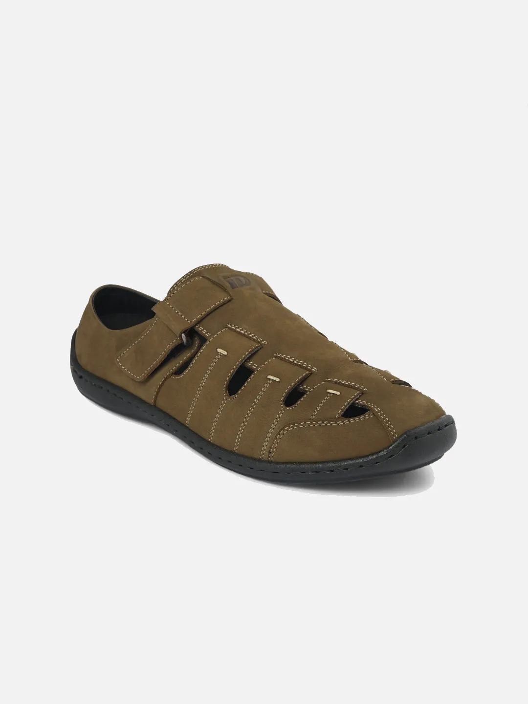Men's Olive Mule Sandal (ID4070)