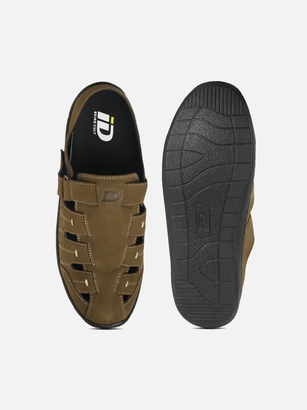 Men's Olive Mule Sandal (ID4070)