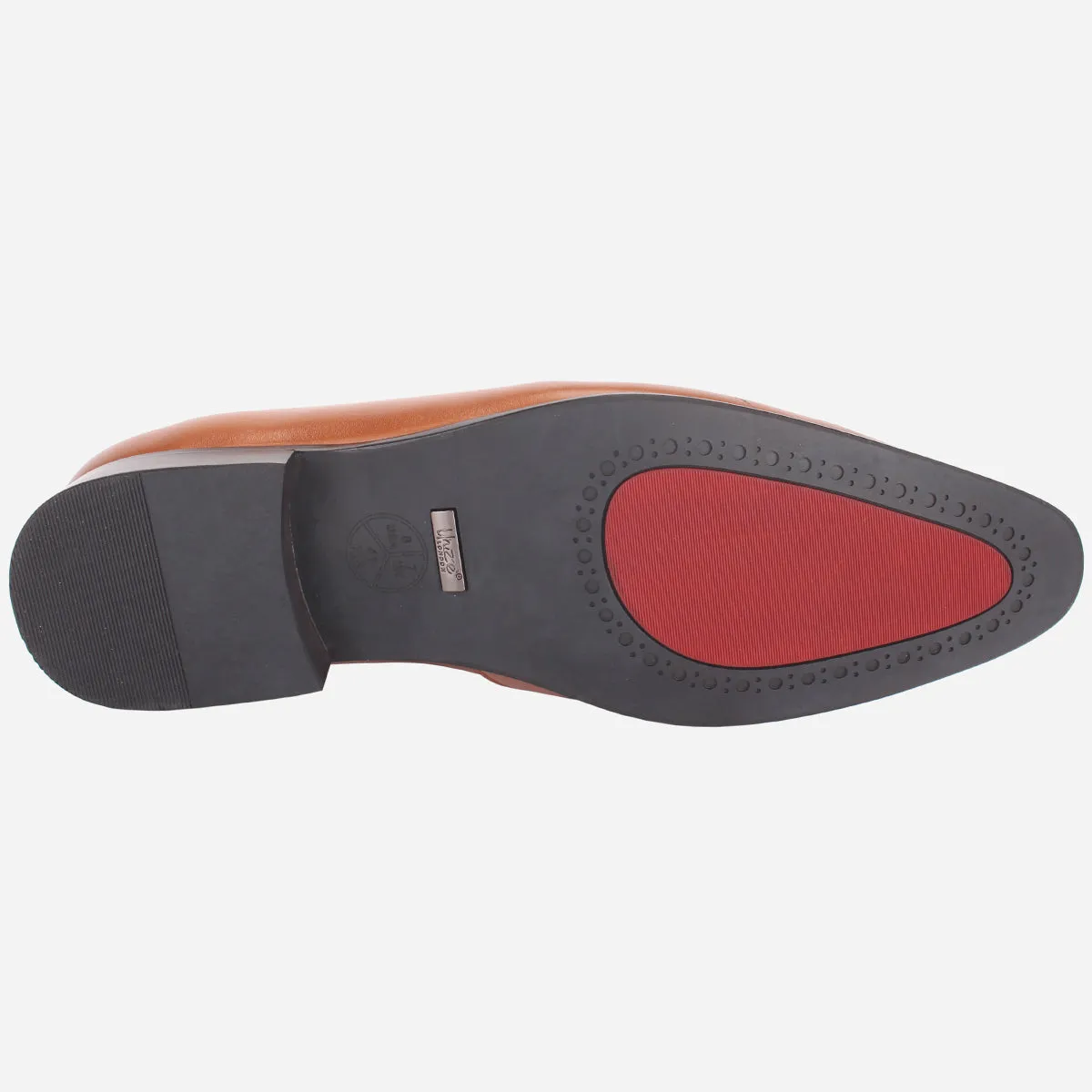 Mens "HUZIM" Leather Office Formal Slide In Shoes