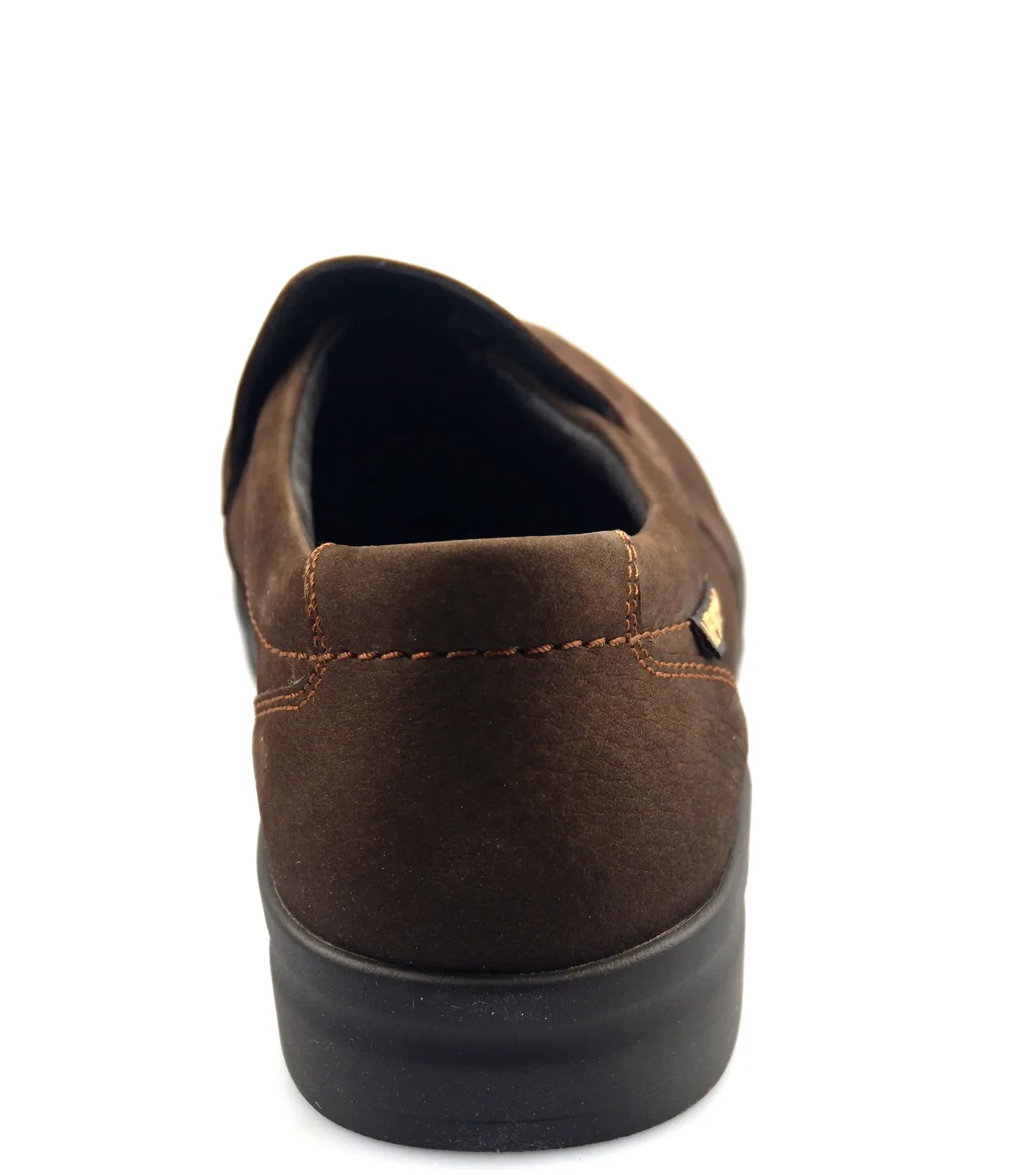 Mephisto JAKIN dark brown nubuck slip-on shoe for men