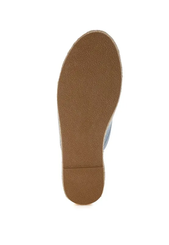 Midori Denim Slip-On Mules for Casual Summer Style