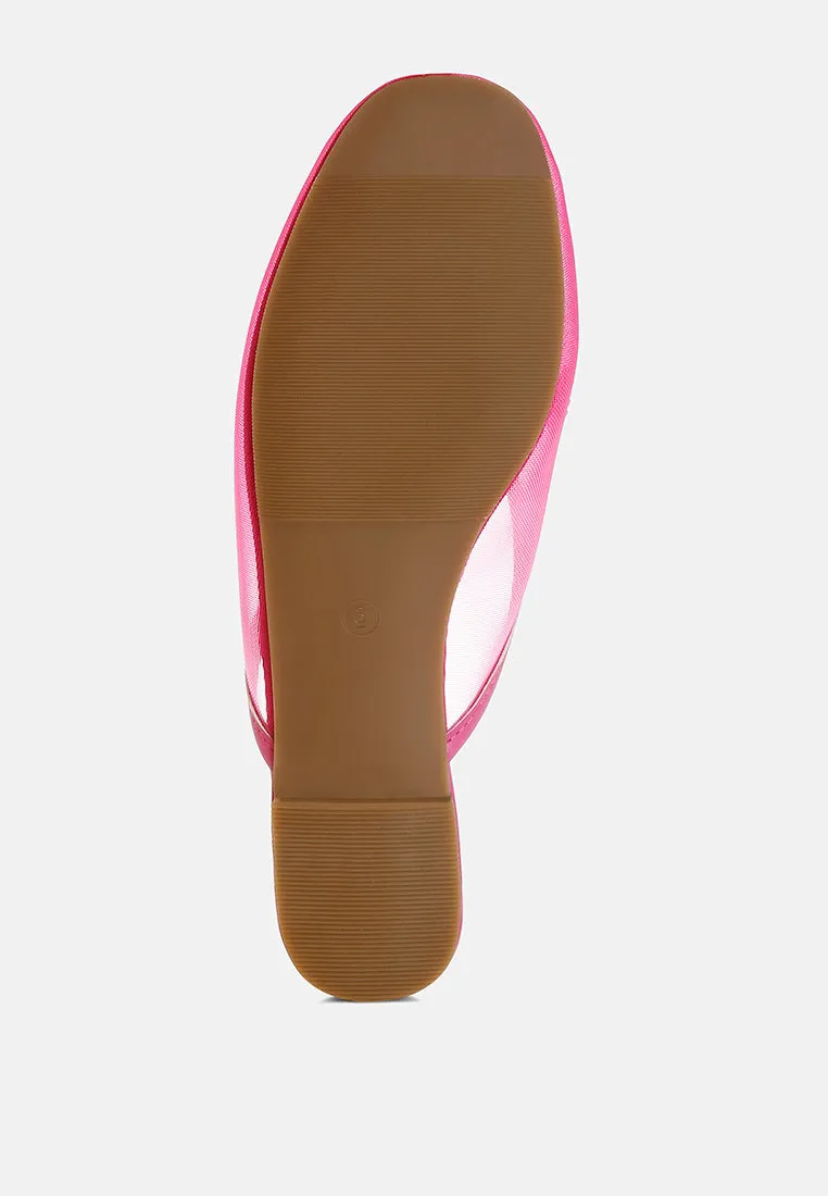 Nahra Mesh Sequin Beaded Mules