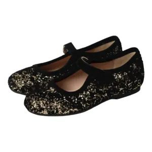 Nanny - Black Velvet Strap for Girl by Manuela de Juan
