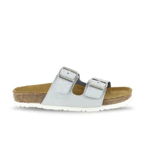Naot Women's Santa Barbara - Gray Linen Leather