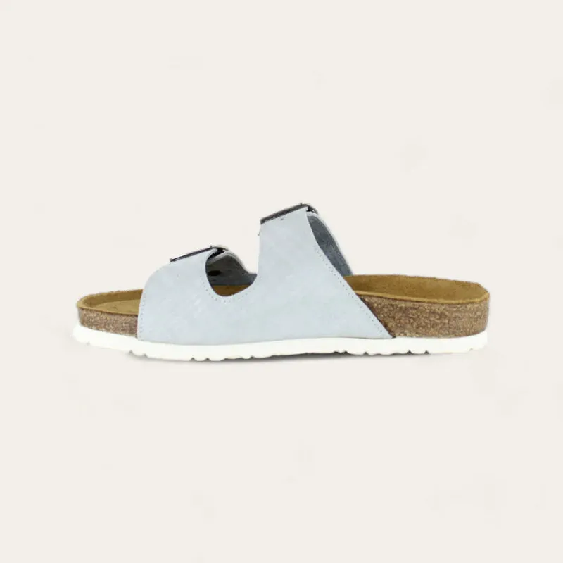 Naot Women's Santa Barbara - Gray Linen Leather