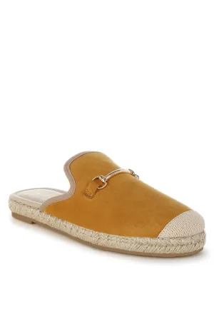 Nazaya Horsebit Detail Espadrilles Mules for Women