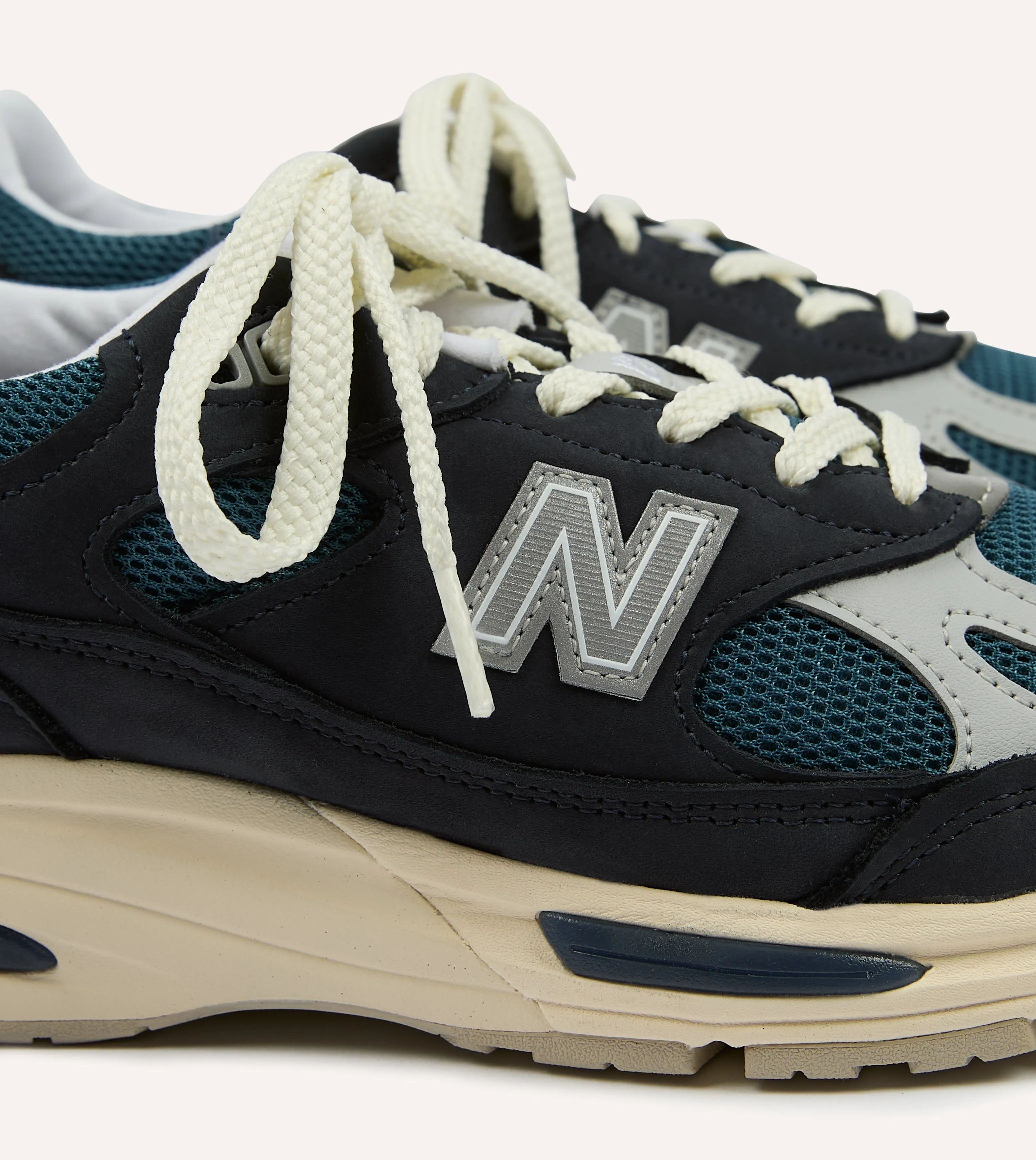 New Balance Navy 'Vintage Sport' Made in UK 991v2 Trainers