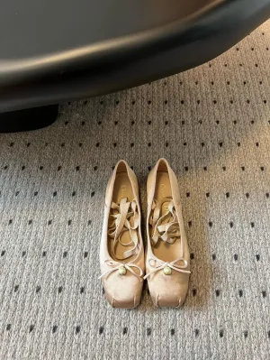 New Square Toe Ballet Flats