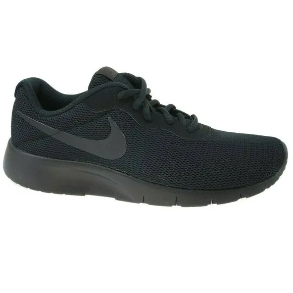 Nike Tanjun (GS) Triple Black Kids Running Sneaker Trainers 818381 001