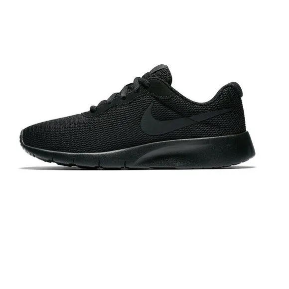 Nike Tanjun (GS) Triple Black Kids Running Sneaker Trainers 818381 001