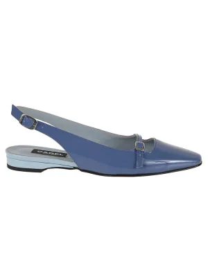 Ninon Patent Leather Ballerina Flats