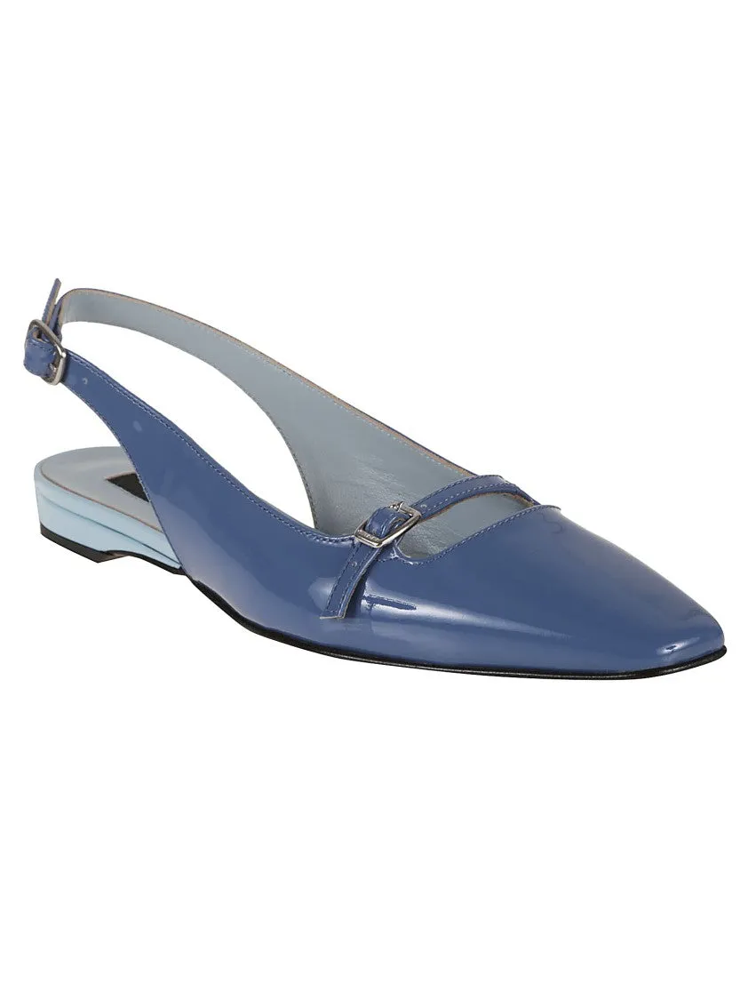 Ninon Patent Leather Ballerina Flats