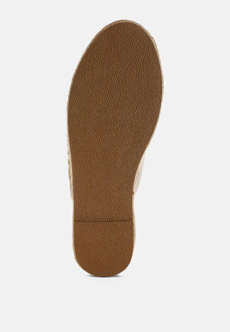 Nongai Raffia Espadrilles Mules