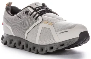 On Running Cloud 5 Waterproof In Pearl White For Women