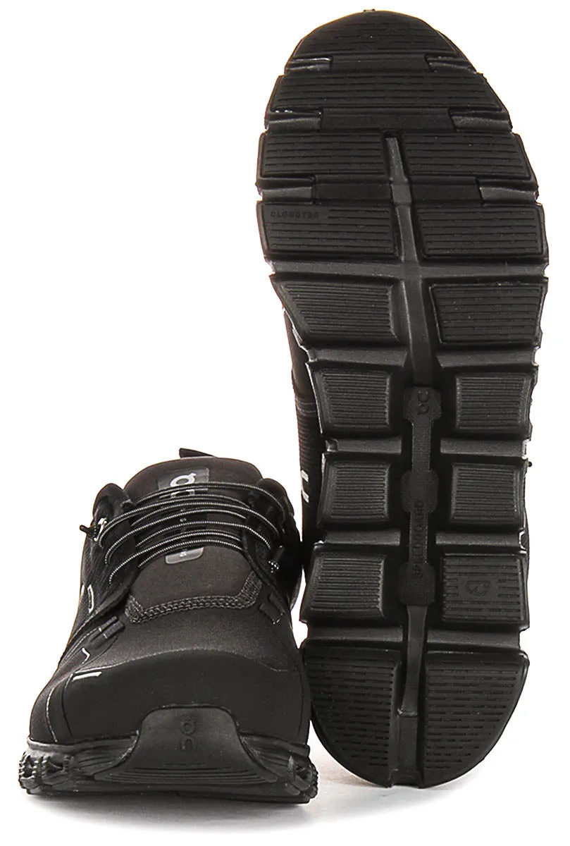 On Running Cloud 6 Waterproof In All Black For Women