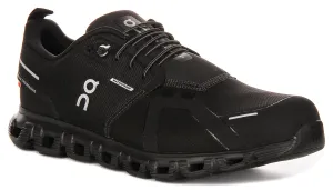 On Running Cloud 6 Waterproof In All Black For Women