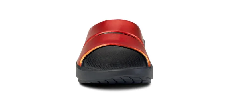 OOFOS Women's OOahh Luxe Slide - Solstice