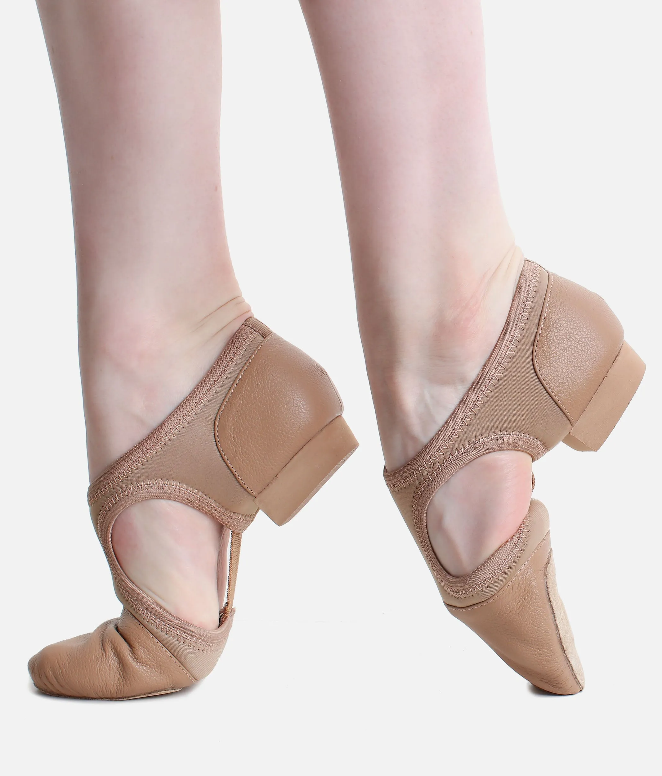 Open Arch Split Sole Jazz Shoes  - JZ44