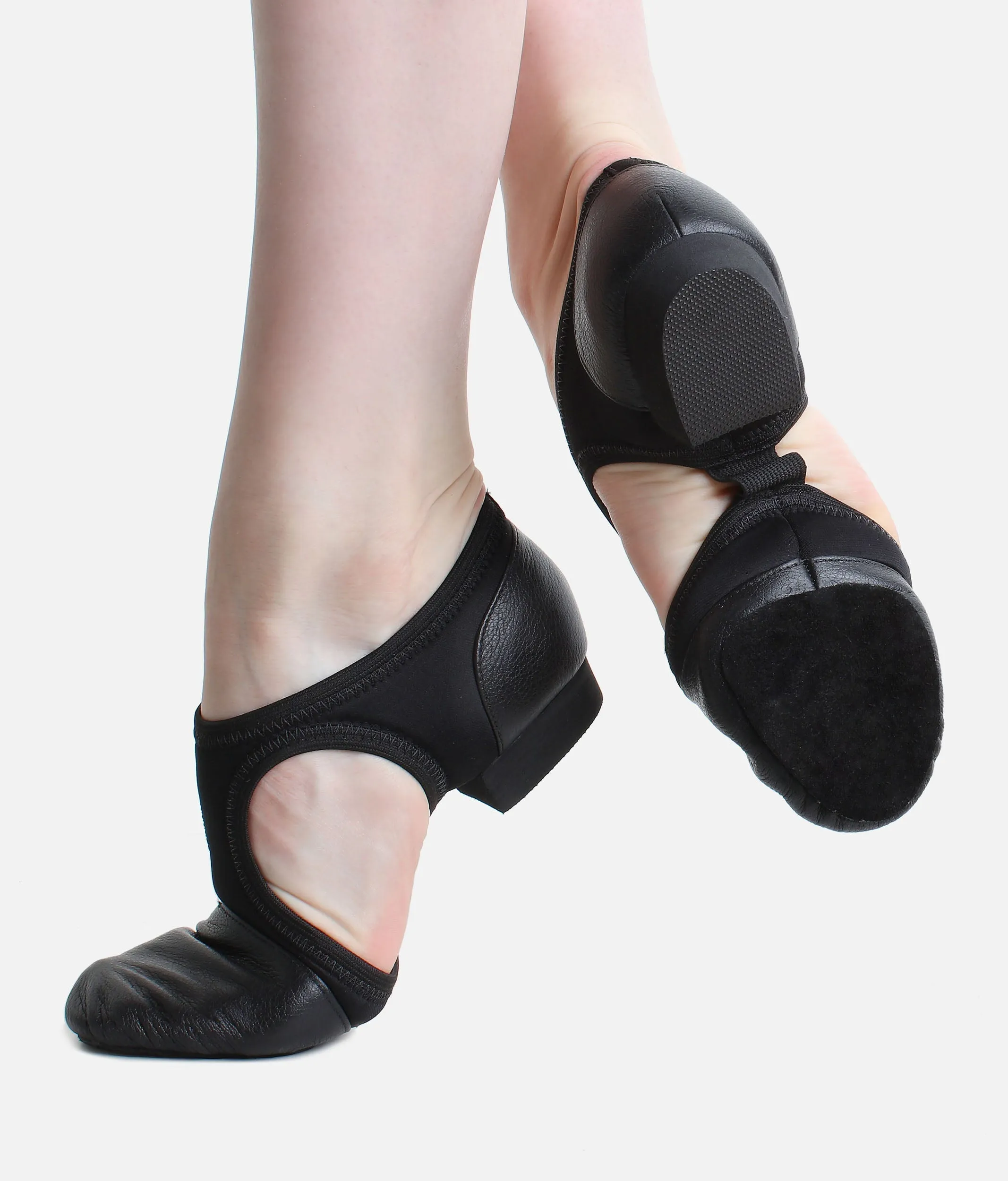 Open Arch Split Sole Jazz Shoes  - JZ44
