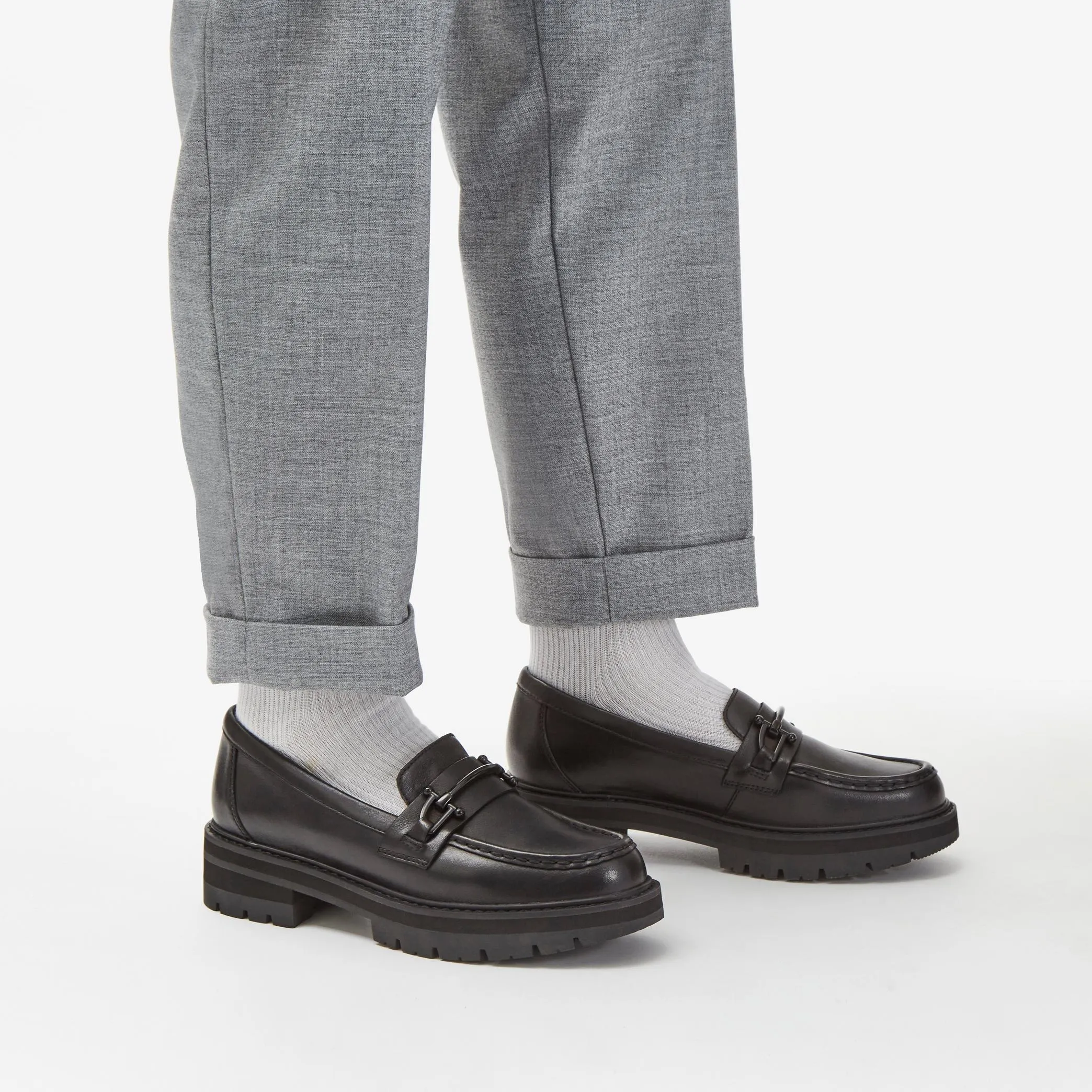 Orianna Bit Black Leather by Clarks