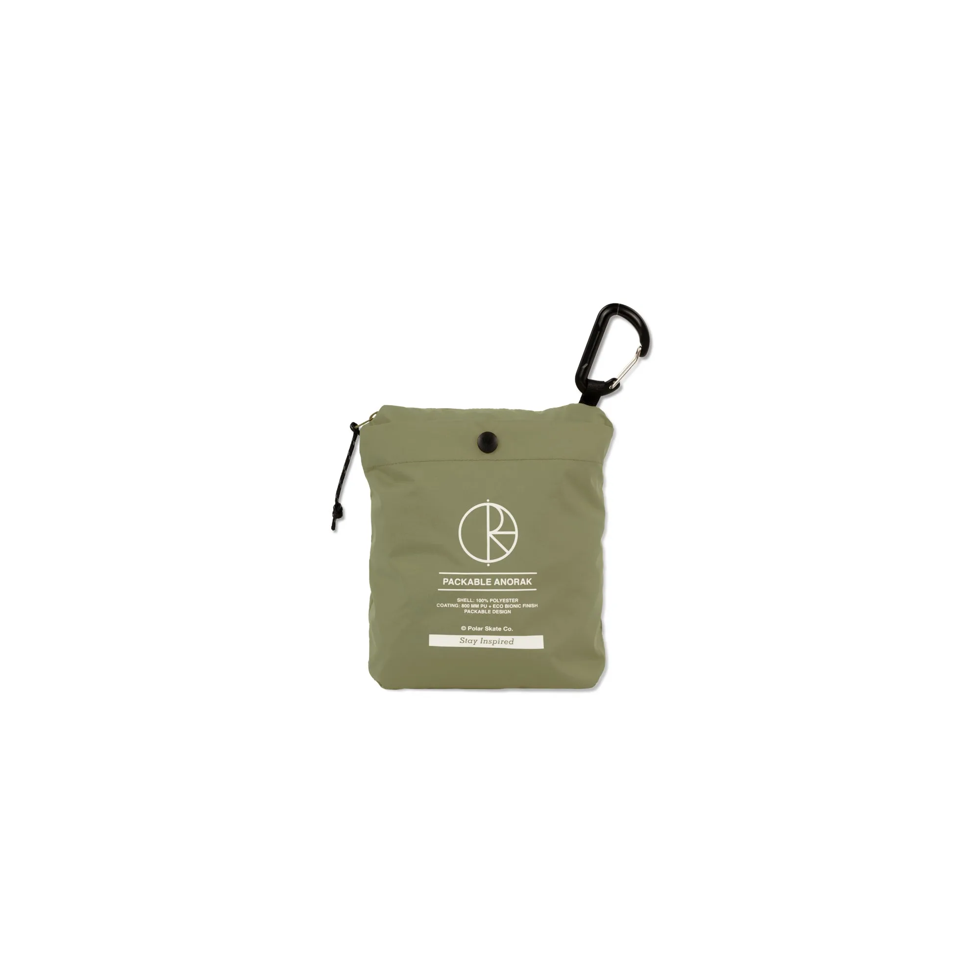 Packable Anorak Jacket Dirty Green