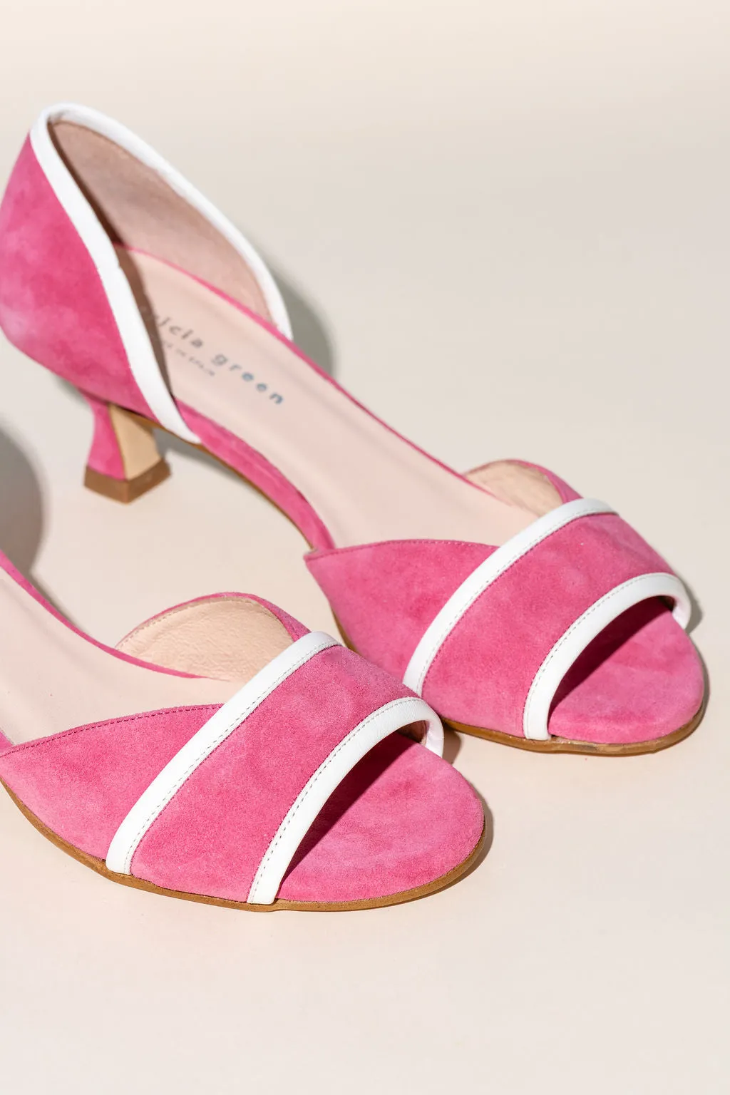Parker D'orsay Kitten Heel Sandal