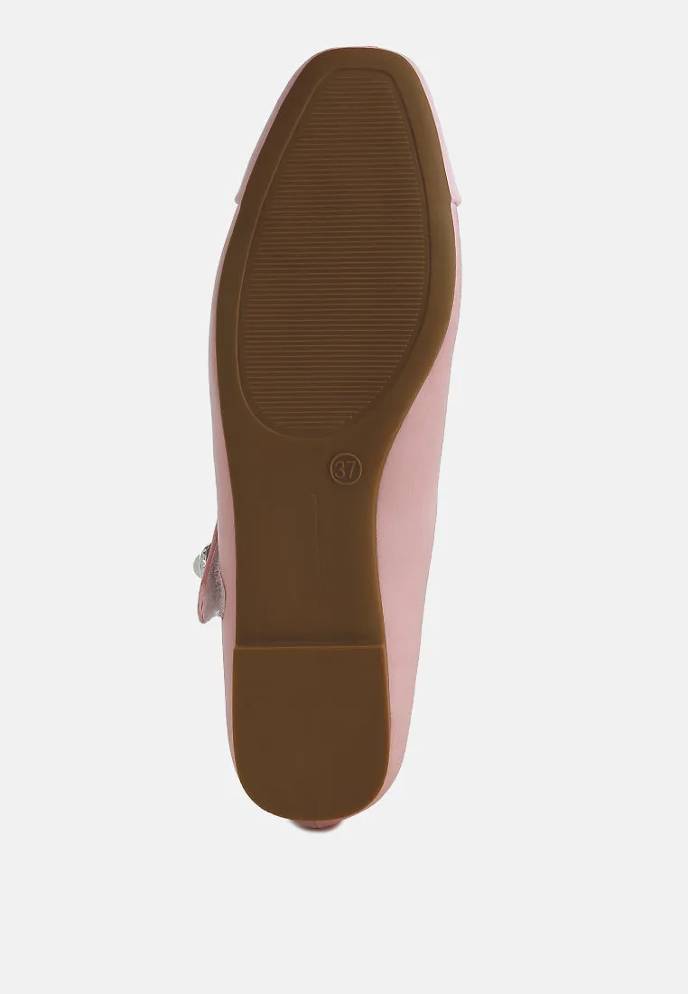 Patent Toe Cap Satin Mary Jane By MODE