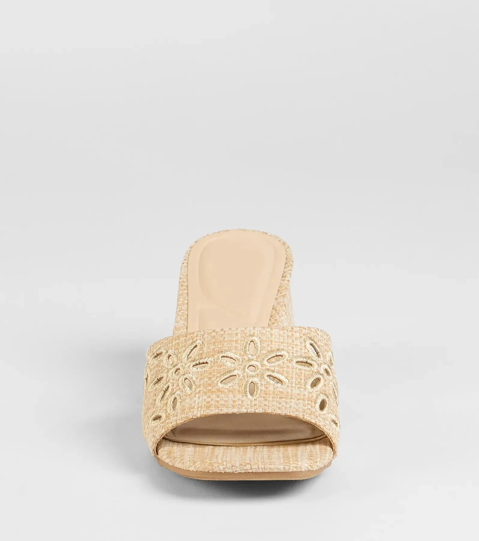 Perfect Pair Cutout Block Heel Mules