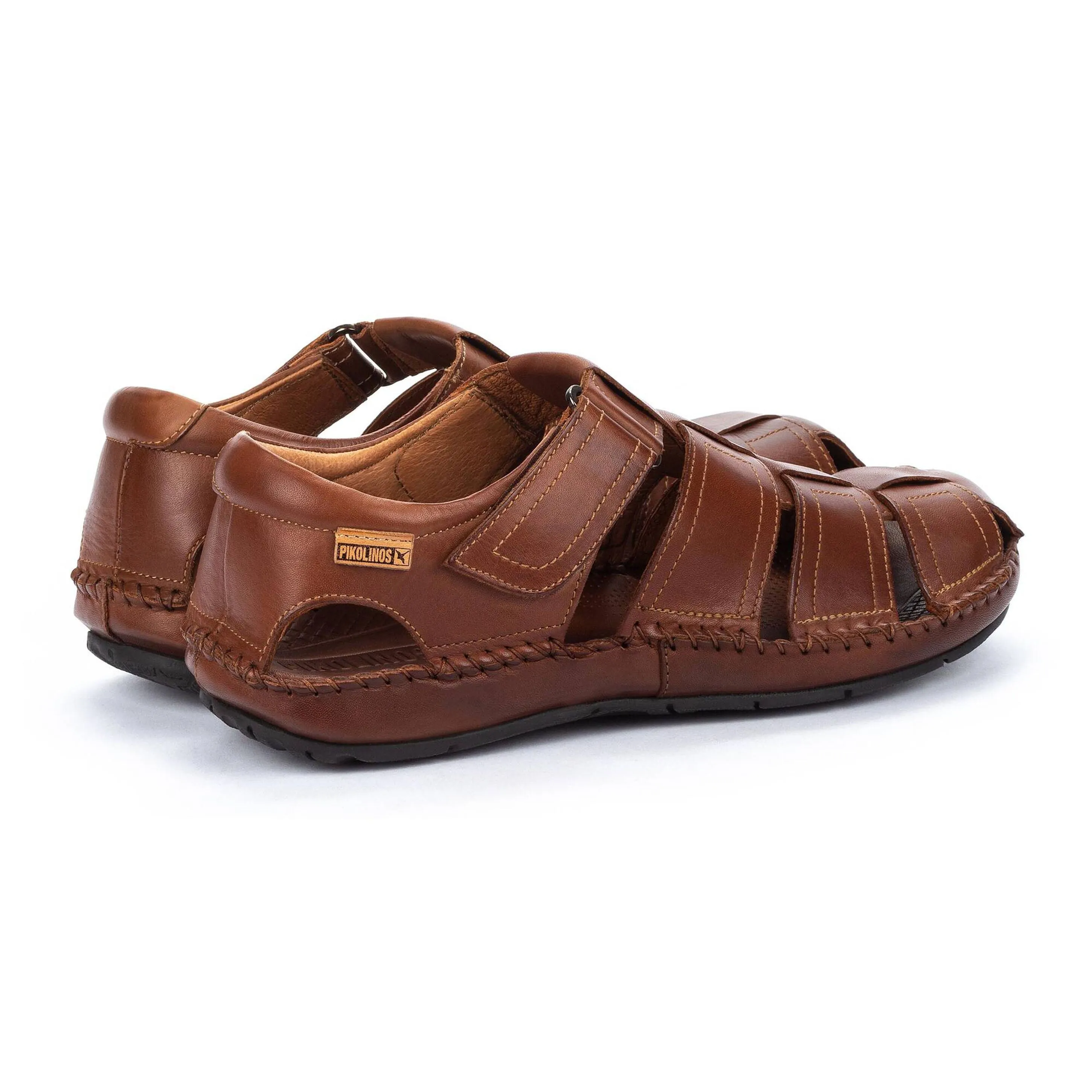 Pikolionos Men Tarifa Fisherman Strap Sandal - Cuero