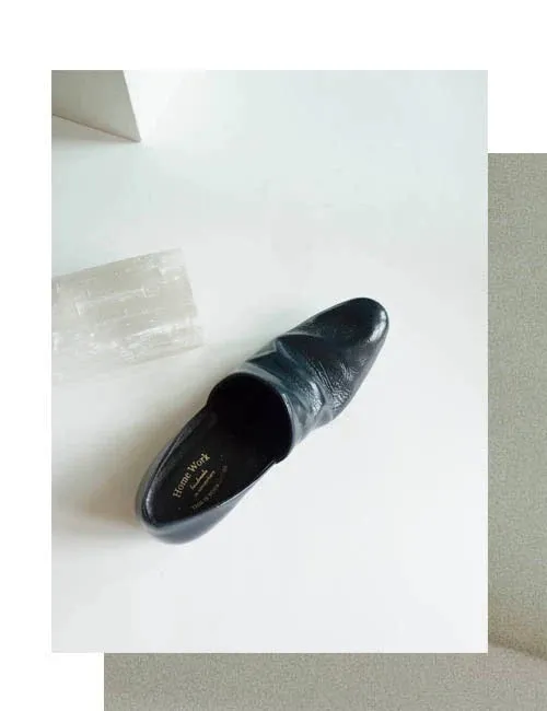Pleated Luxe Slip-on Shoes