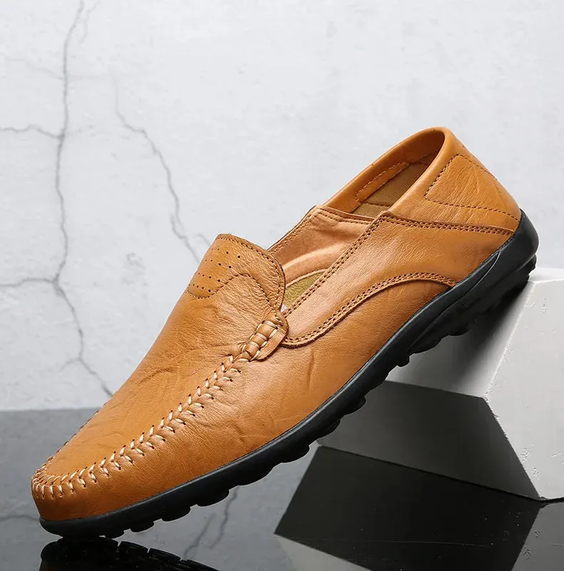 Premium Convertible Leather Loafers