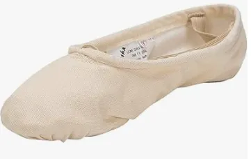 Pro 1C Sansha Canvas Pink Split Sole Slipper