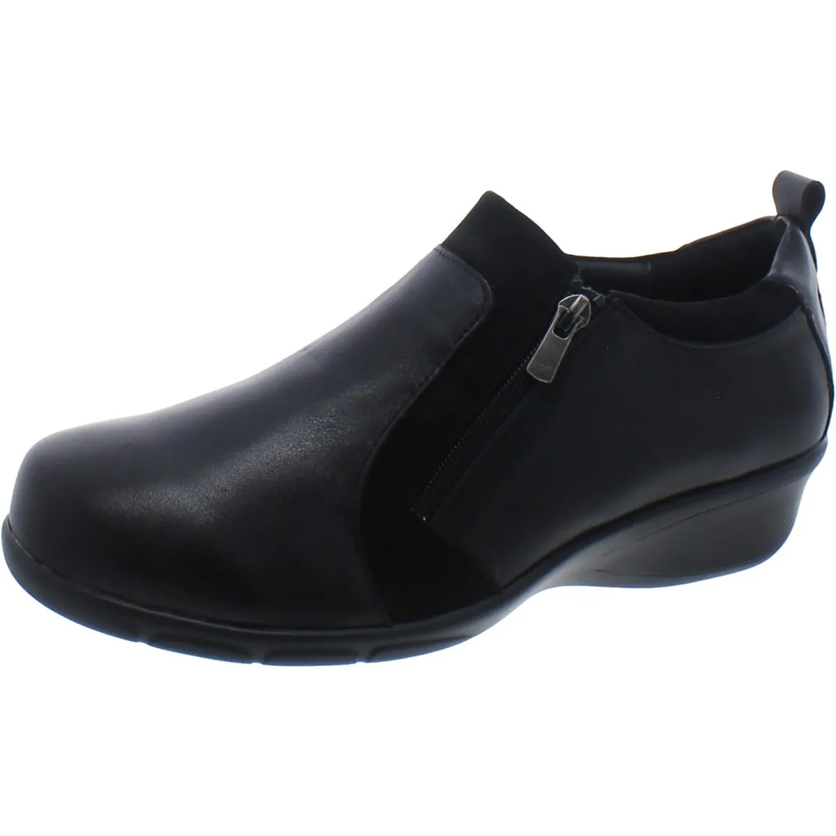 Propet Womens Wendy Leather Comfort Insole Clogs