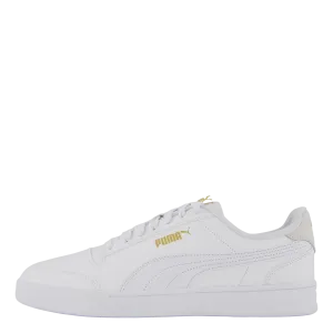 Puma Shuffle White-white-teamgold