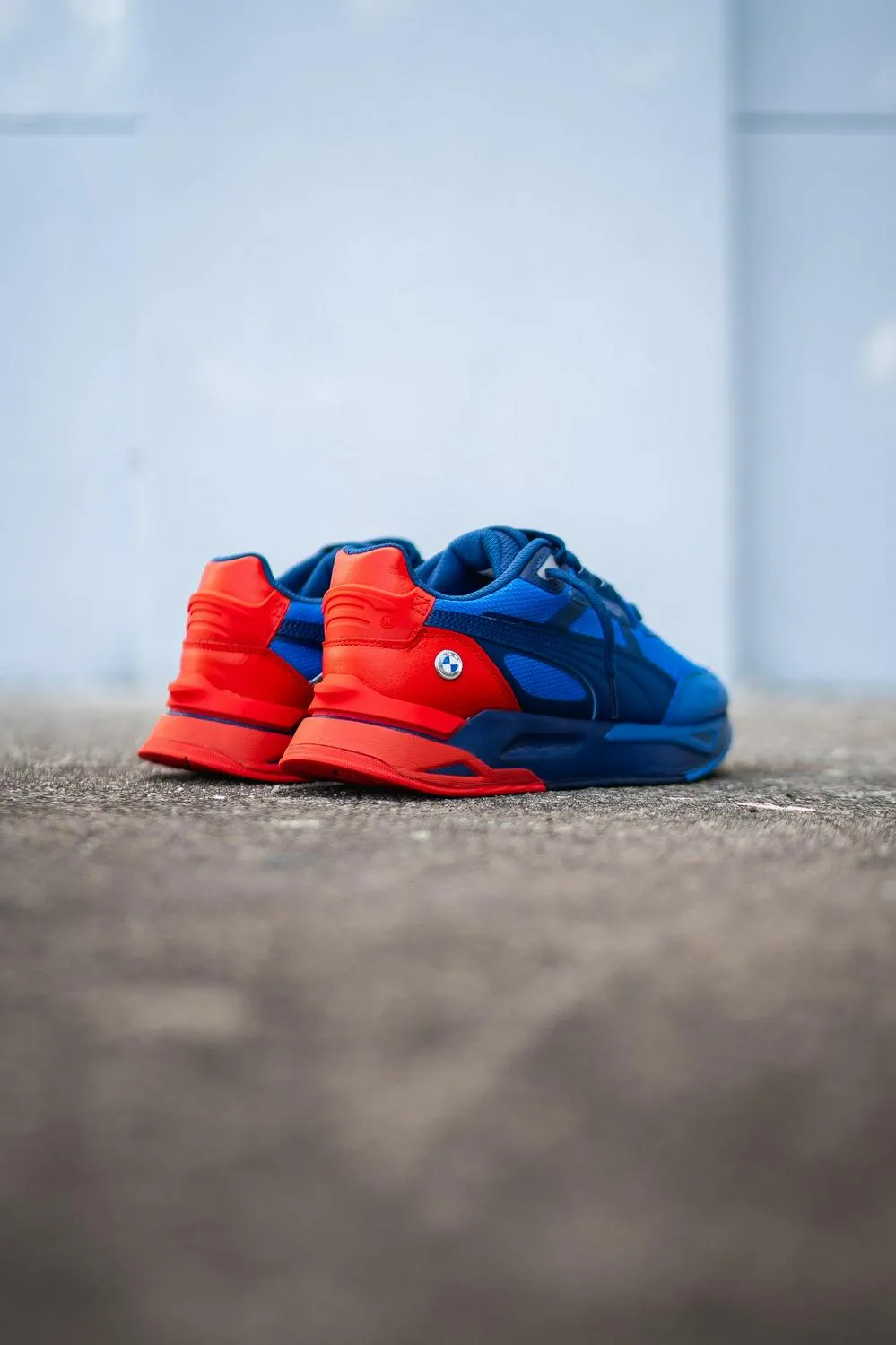 Puma X BMW MMS Mirage Sport Blue Red Shoe Sneaker Trainer