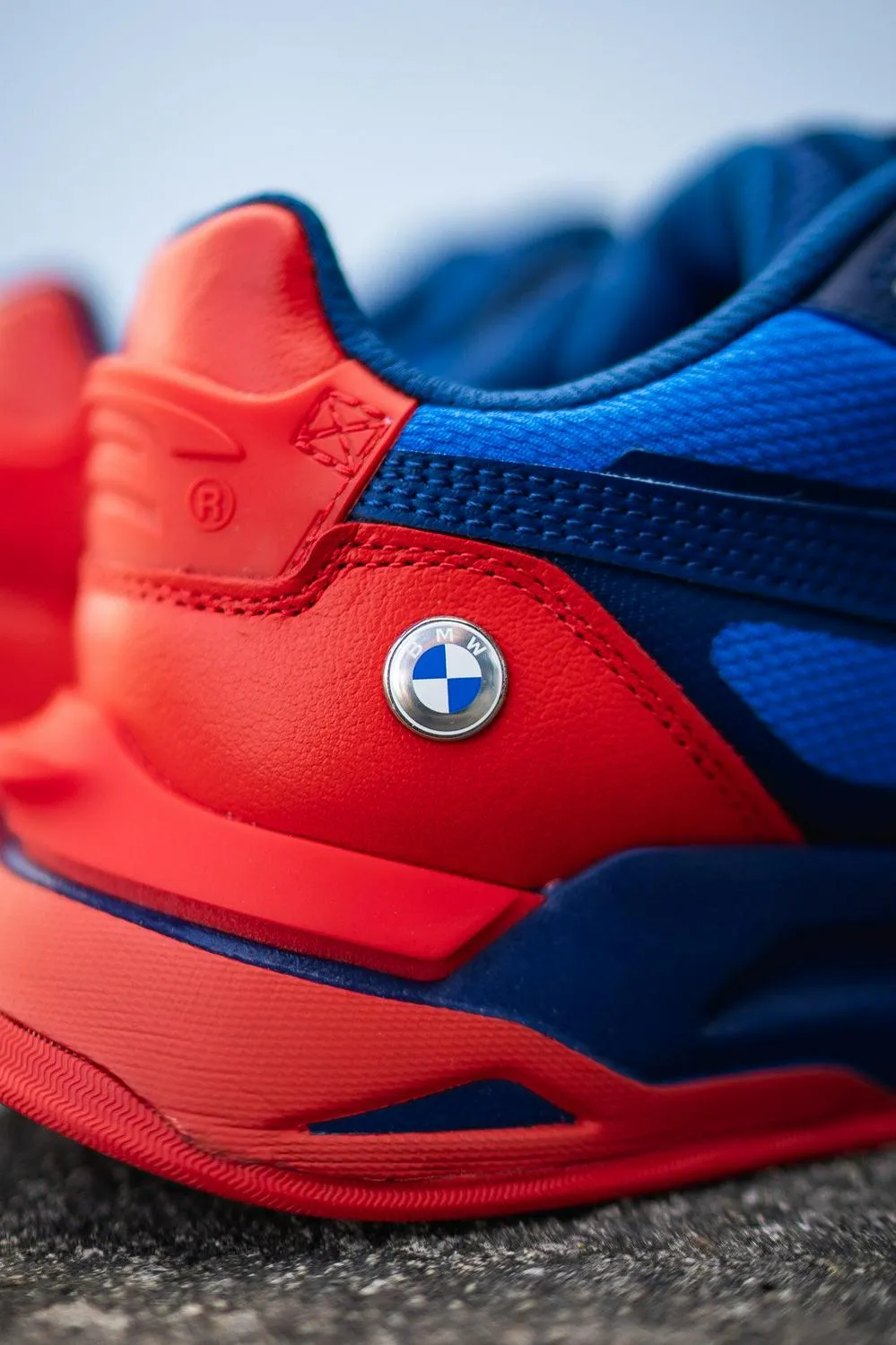 Puma X BMW MMS Mirage Sport Blue Red Shoe Sneaker Trainer