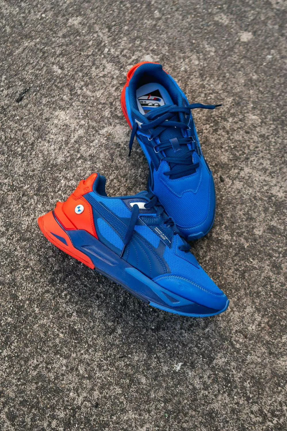 Puma X BMW MMS Mirage Sport Blue Red Shoe Sneaker Trainer